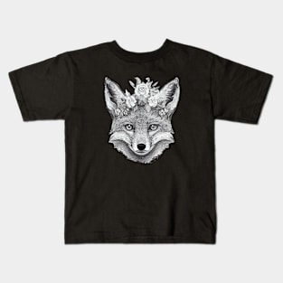 Wreath fox Kids T-Shirt